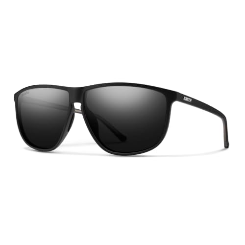 SMITH Optics Mono Lake Sunglasses – Black ChromaPop Polarized, Matte Black