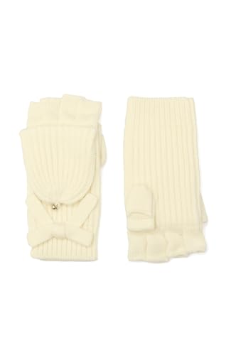 Kate Spade レディース ニット ボウ ポップ トップ ミトン グローブ セット 寒さ おしゃれ ファッション アクセサリー