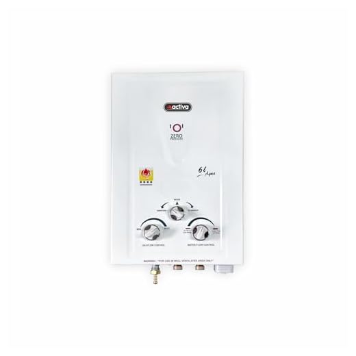 ACTIVA 6 LTR Instant pure Copper LPG Gas Water Heater with Anti Rust Coating Geyser ISI Approved Saves Geyser from Corrosion by Water 1 year warranty (Aqua Ivory)