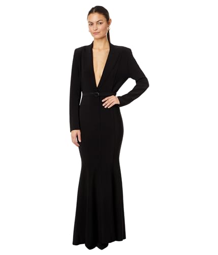 Norma Kamali Women's Single Breasted Boy Fit Fishtail Gown