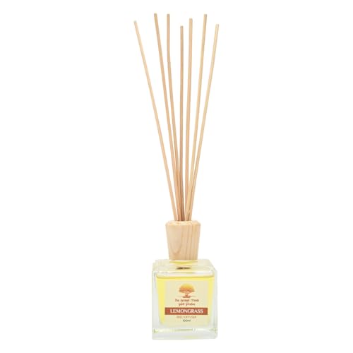 Image of Reed Diffuser Set | Long-Lasting Natural Fragrance for Home | Eco-Friendly Aroma Therapy Room Freshener | Gift Set - 100ml (Lemongrass)