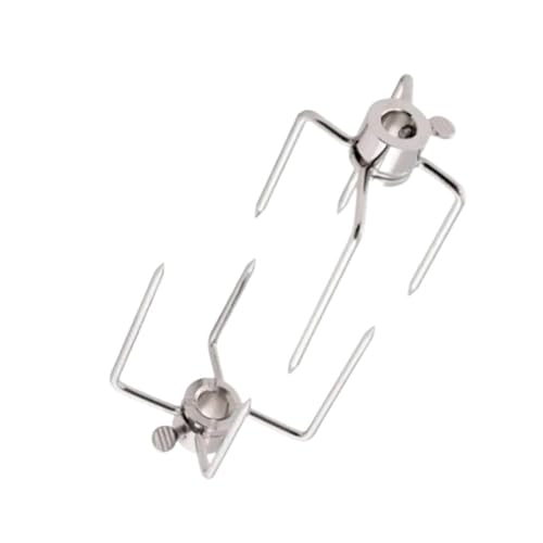 Spiedo Rotante In Acciaio For Uso Alimentare, Accessori For Forno, Forchetta For Barbecue All'aperto