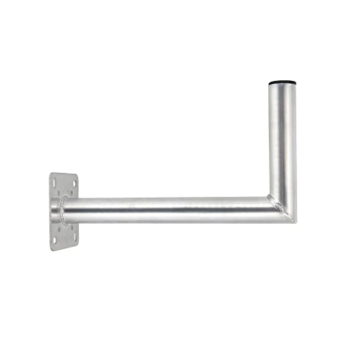 Premium X 45cm Wandhalter Aluminium SAT Wand-Halterung für Satellitenschüssel Wand Halter 450mm TÜV-Geprüft