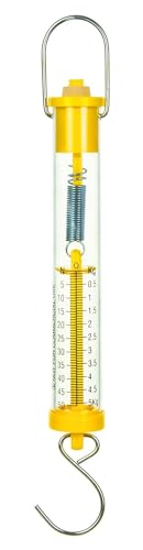 Generic Newton Force Meter/Spring Balance/Dynamometer with Dual Scale Labelled (5kg), (1 Piece)
