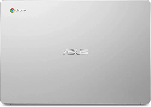 ASUS Chromebook C523, 15.6" FHD NanoEdge-Display with 180 Degree-Hinge, Intel Celeron N3350-Processor, 4GB LPDDR4-RAM, 64GB Storage, Chrome OS, Silver, Laptop-Sleeve Protector, C523NA-IH44F - Image 6