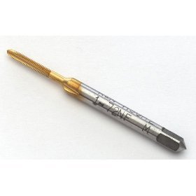 Reiff & Nestor 12232 06-32NC TiN Coated High Speed Steel Ground Thread 3 Flute Plug Tap