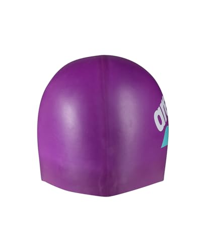Image of Arena Unisex Big Logo Silicone Swim Cap Women and Men Fitness Swimmers Intensive Training Durable Soft Elastic Bathing Cap
