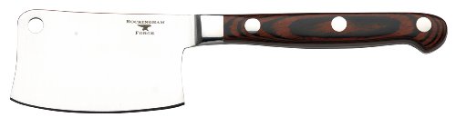 Rockingham Forge - Coltello da formaggio in acciaio inossidabile 18/10 con manici in palissandro rivettati