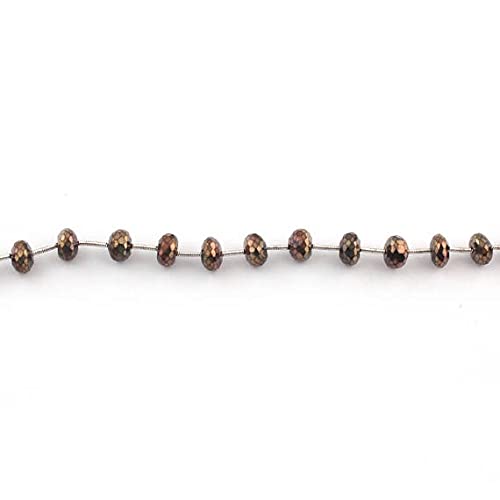 Rondelles spinelle noir LKBEADS pour fabriquer un cadeau d'anniversaire fait main