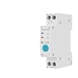 precio del kilovatio hora en ecuador Disyuntores en miniatura 63A 1P+N medidor de energía de conmutación kilovatio hora medición monitoreo disyuntor temporizador relé(TWM Metering,32A)