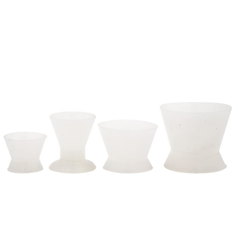 Set de 4 Tazones de Mezcla de Silicona para Laboratorio Dental miniatura 3