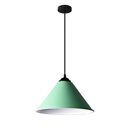 Suspension E27 Macaron en métal : lustre industriel moderne à tête unique pour plafond