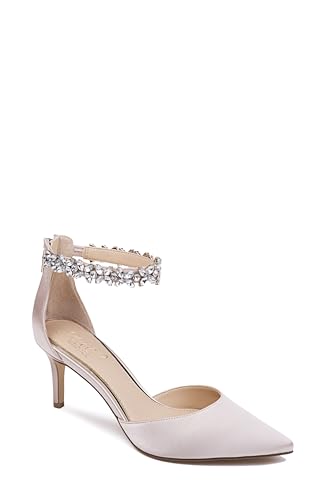 Jewel Badgley Mischka Raleigh Pointed Toe Kitten D'Orsay2