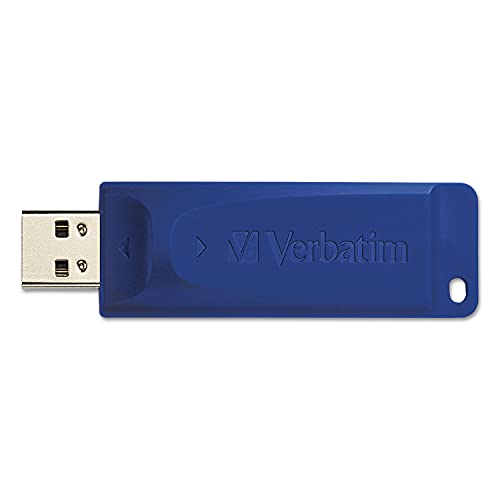Image of Verbatim 8GB USB 2.0 Flash Drive - Cap-Less & Universally Compatible - Blue