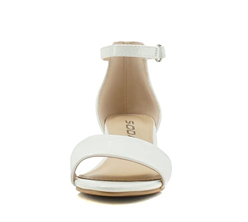 Soda Kids/Children/Girls KICK-2 Wide band Comfortable Sole with Velcor Ankle Strap Block Heel Counter Back Fashion Sandals Shoes3