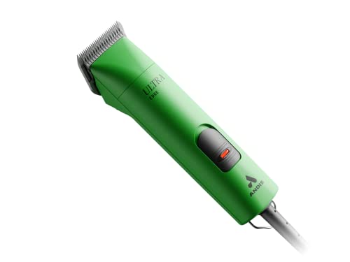 Andis 24715 Professional Ultraedge Super 2-Speed Detachable Blade Clipper – Rotary Motor With Shatter-Proof Housing, Runs Calm & Silent, 14-Inch Cord - For All Coats & Breeds - 120 Volts, Green #TOP3