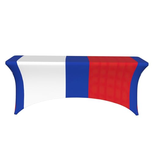 Housses de table drapées élasthanne motif russe stretch 1,8 m EdWal
