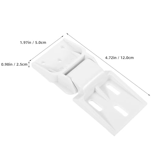 Bisagra de plástico para congelador: repare puertas caídas con estas 4 piezas 2