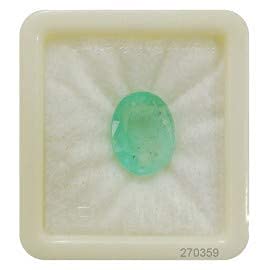 Kirti Sales Gems 2.25 Carat I Astrological Value AA+ Quality Zambian Emerald Stone I Natural Lab-Certified Quality AA+ Quality Zambian Emerald/Panna I Loose Gemstone AAA+ Quality