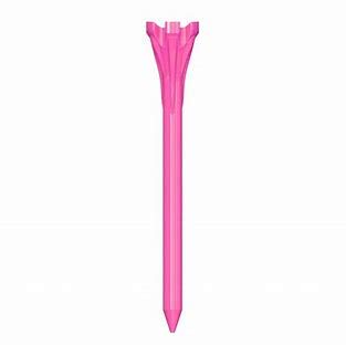 83MM/3 Inch 5 pronged ZERO FRICTION plastic golf tees (PINK)