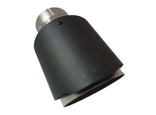 Embout d'échappement carbone mat idéal pour personnaliser le design arrière de son auto
