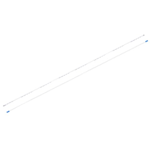 QUARKZMAN FFC FPC Cable Flexible Plano, 6 Pines 0.5mm Paso 500mm Largo (Tipo A) Para LCD Impresora 3D Cámara DVD TV Laptop Audio Paquete De 10