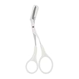 MKBeauty Make-Up Schere, Augenbrauenschere, Wimpernschere, Augenbrauenkamm, Augenbrauenbürstchen, Make-Up Zubehör, Kosmetik Tool, Augenbrauen Schere (White)