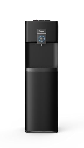 Midea Bottom Loading Water Dispenser Hot And Cold Dual Function 3 Temperatures Settings Child Safety lock Best for Home Kitchen Office & Pantry Black YL2036SB-GCC