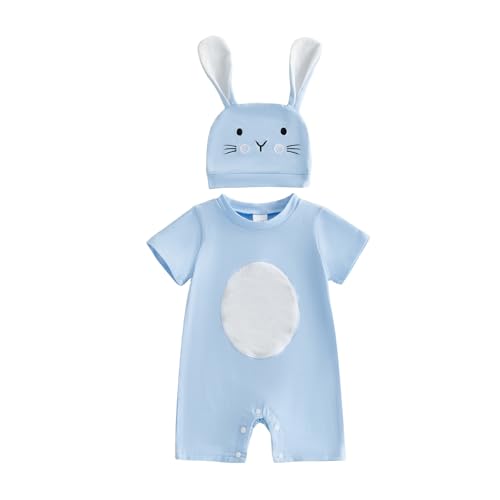 Infant Baby Boy Girl Easter Outfit Clothes Bunny Tail Short 
