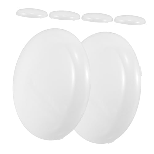 PRETYZOOM 6pcs Round Lampshade Diffuser Sheet Translucent White Diffuser Panel for Lights Shield Quick Installation for Home Commercial Use Soft Illumination for Comfortable Lighting
