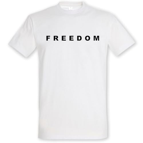 Freedom T-Shirt Freedom Merch Shirt Unisex Casual Short Sleeve Crew Neck Letter Print Graphic Tee Tops