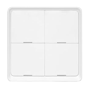 Domótica Escenas Controlador Con 4 Botones Programables ABS Interruptores Montaje en Pared Compacto Control Remoto Para Dispositivos
