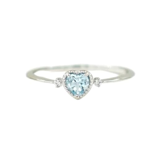Bague coeur en argent 925 de fiançailles le cadeau romantique parfait pour elle