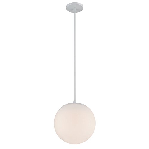 Niveous 10in LED Pendant 3000K in White Niveous 10in LED Pendant 3000K in White
