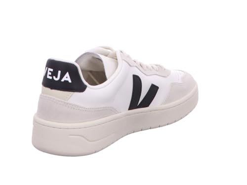 VEJA Men's V-90 Sneaker, White/Black, 92
