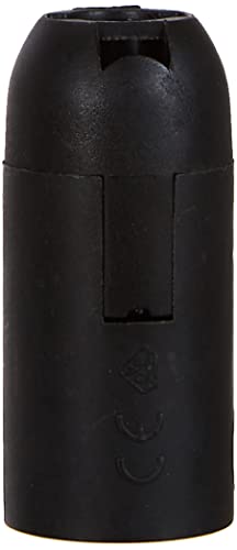 Kopp 211715083 Isolierstoff-Fassung schwarz E14 2 Stück im Beutel