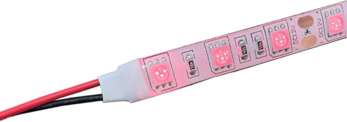 Tira de LED rojo profundo 660-670nm SMD5050 5M flexible miniatura 4