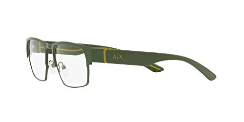 Image of Armani Exchange mens Ax1059 Rectangular Prescription Eyewear Frames