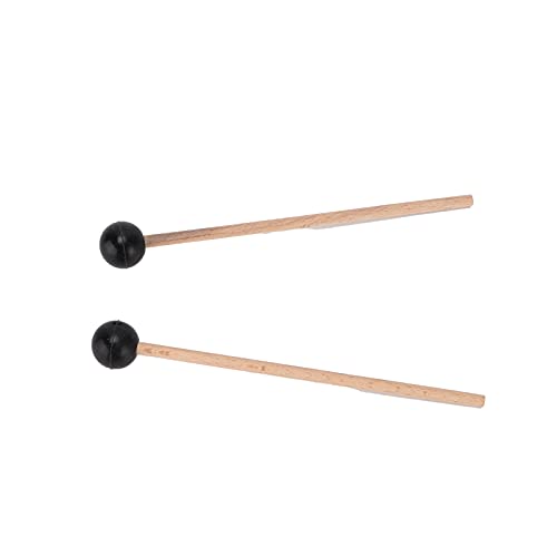 2 Baquetas de Sonido Grueso con Cabezas Redondas para Percusión miniatura 1