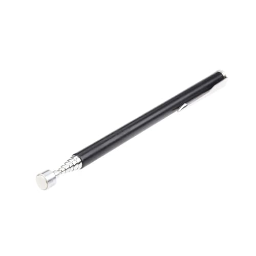 ���̓}�O�l�b�g���s�b�N�A�b�v�c�[���i���ϋv���j Telescopic Magnetic Pen Mi ni Portable Magnet Pick Up Tool with L+E+D Light Extendable Pickup Rod Stick 