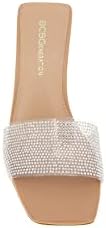 BCBGeneration Women's MAXARI-2 Mule, Clear/Tan, 11 | Image 2
