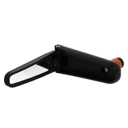 BESPORTBLE 1 Pc Espejo De Bicicleta Espejo Retrovisor Resistente Espejo De La Cámara De Visión Trasera Espejo Exterior Espejos De Bicicleta Espejo Plegable Espejo Útil Vista Trasera Abs Black