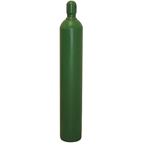 New 250 cu ft Steel Industrial Oxygen Cylinder with CGA540 Valve Cover