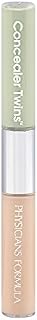 Physicians Formula Concealer Twins Cream Concealers, Green/Light, 0.24 Ounce