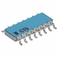 CTS Corporation, 766163472GP, 15 Resistor Isolated Network - 4.7 Kohm (+/-) 2% - 160mW - SOIC-16 - RoHS - Bulk Pkg (49 Item/s)
