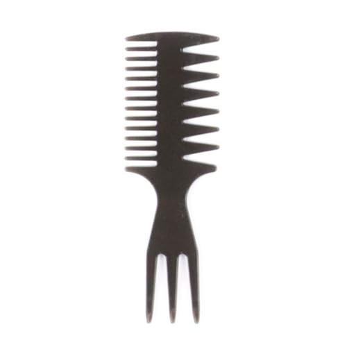 Peine styling 3 en 1 forma de hueso y cola de pez miniatura 1