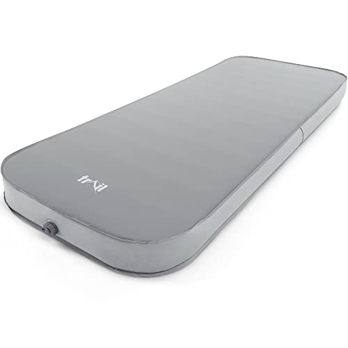 trail outdoor leisure Doppelte Camping Isomatte Selbstaufblasend Ultraleicht, Aufblasbare Isoliermatte, Memory Foam, Verstärkte Seiten, Gebürstetes Obermaterial, mit Tasche (200 cm x 70 cm x 10 cm)