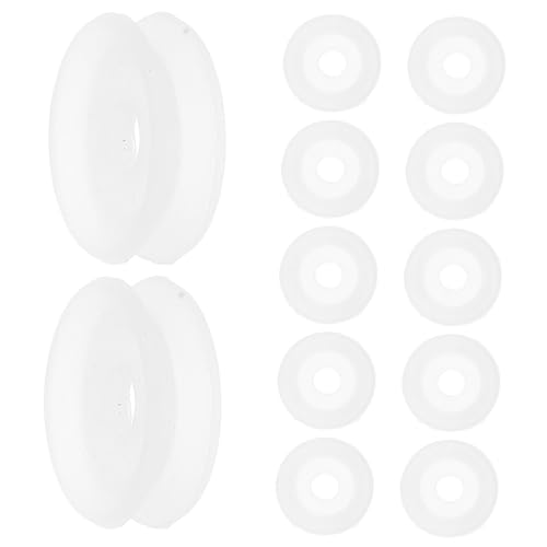 COLLBATH 12 Piezas Anillos de Sellado de Silicona Transparentes para Olla Presión de Repuesto para Válvulas Flotantes Fácil Limpieza Compatibles con Ollas Eléctricas
