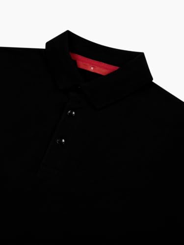 Image of LUDIC Core Polo T-Shirt, Dailymove Collection | Regular Fit | Stand-up Collars | 100% Organic Cotton, 240 GSM | Lightweight & Comfortable |Everyday Essential | Polo T-Shirt for Men