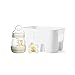 MAM Easy Start AntiColic Combi Set XS Baby con biberon anti-colic (130 ml), con tettarella in 2 misure, ciuccio e cestino per bottiglie, colore: beige-Istruzioni in lingua straniera